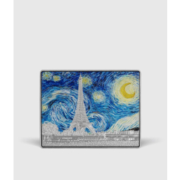 A Starry Night in Paris 1 oz stříbrná mince 2023