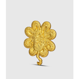 Four Leaf Clover Dragon (Pozlacený) 1 oz stříbrná mince 2023