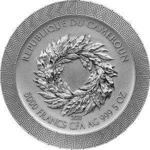 APOLLO AND MUSES 5 oz stříbrná mince 2022