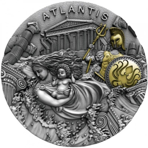 ATLANTIDA 2 oz stříbrná mince 2020