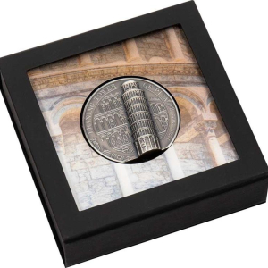 ŠIKMÁ VĚŽ V PISE Historické monumenty 5 oz stříbrná mince 2022