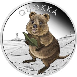QUOKKA 1 oz stříbrná mince 2021
