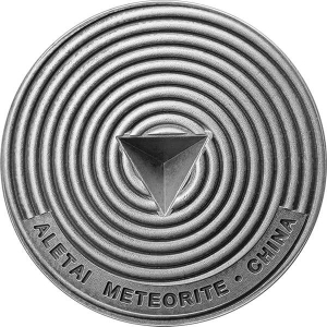 VESMÍRNÁ KRYCHLE Hranatá mince 1 kg mince meteorit 2023