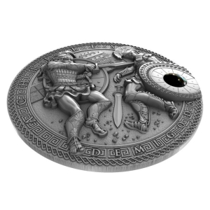 ACHILLEUS Polobozi 2 oz stříbrná mince 2017