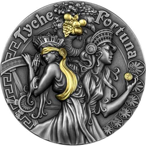 FORTUNA & TYCHE 2 oz stříbrná mince 2021 