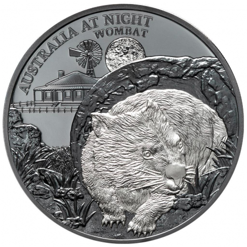 WOMBAT 1 oz stříbrná mince 2021 