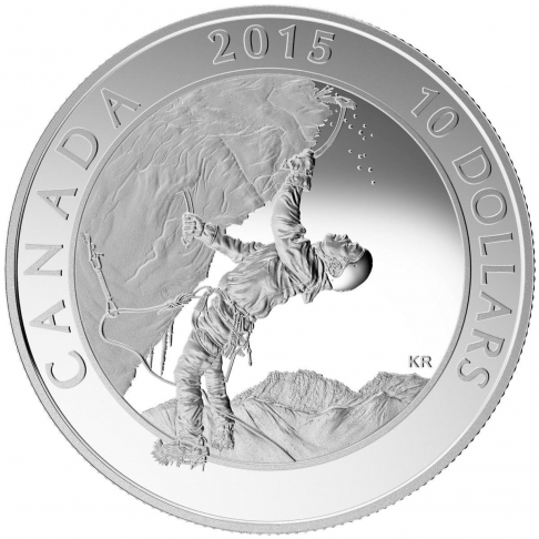 LEDOLEZENÍ 0,5 oz stříbrná mince 2015 