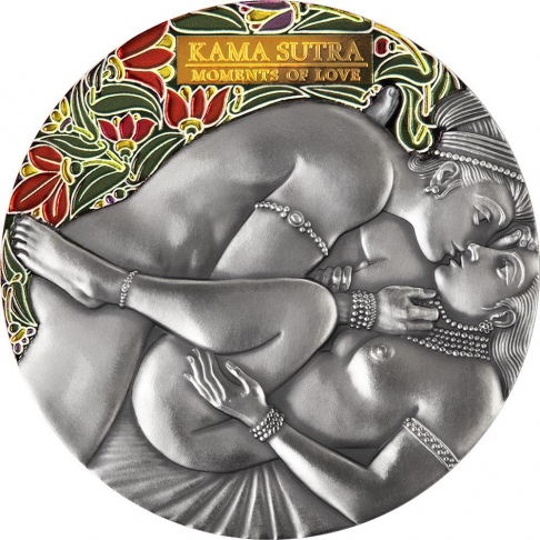 KAMA SUTRA 3 oz stříbrná mince 2022 