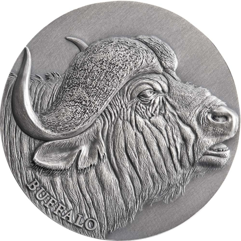 BUFFALO Expressions of Wildlife 2 oz stříbrná mince 2022 