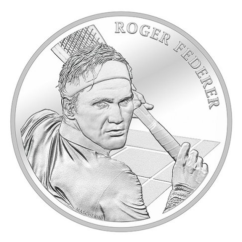 ROGER FEDERER stříbrná mince 2020 