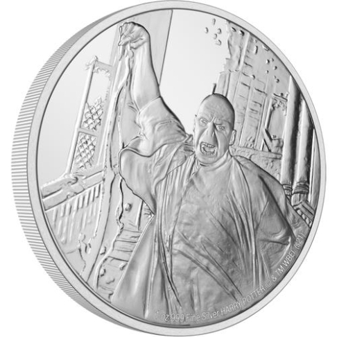 LORD VOLDEMORT 1 oz stříbrná mince 2021 
