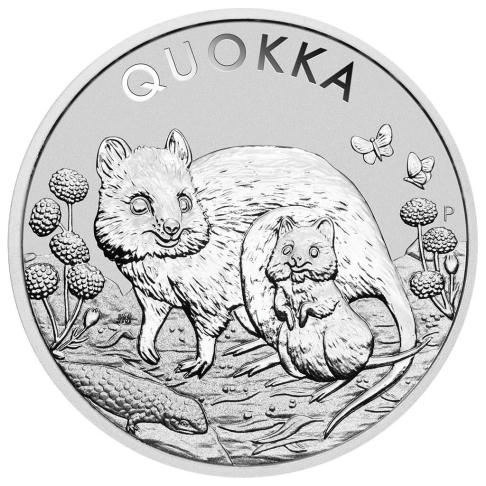 QUOKKA 1 oz stříbrná mince 2021 