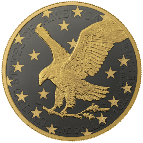 GOLDEN RING EAGLE 1 oz stříbrná mince 2023 