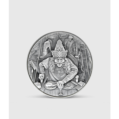 VLAD THE IMPALER 2 oz stříbrná mince 2020 