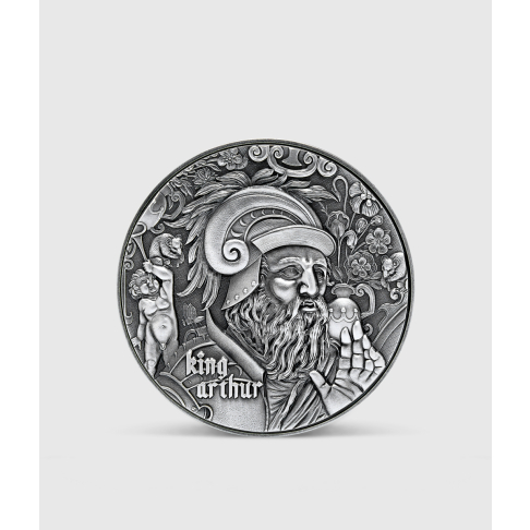 KING ARTHUR 2 oz stříbrná mince 2020 