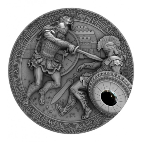 ACHILLEUS Polobozi 2 oz stříbrná mince 2017 