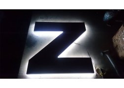 3D zadně podsvícené písmo (backlight)