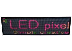 Led cedule vnitřní P7,62 rozměr 146x36,5cm. Dvoubarevná