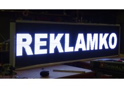 Led cedule vnitřní vnější P10 192x96cm bílá