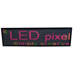 Led cedule vnitřní P7,62 rozměr 146x36,5cm. Dvoubarevná
