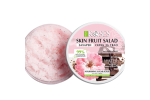 Agiva Přírodní cukrový scrub/peeling 2v1 s růžovou vodou, jogurtem a čokoládou 200 ml