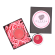 Elfeya Bio tónovací balzam na pery "Glowing Pink" s prirodzenou ružovou farbou a trblietkami MICA 10 ml