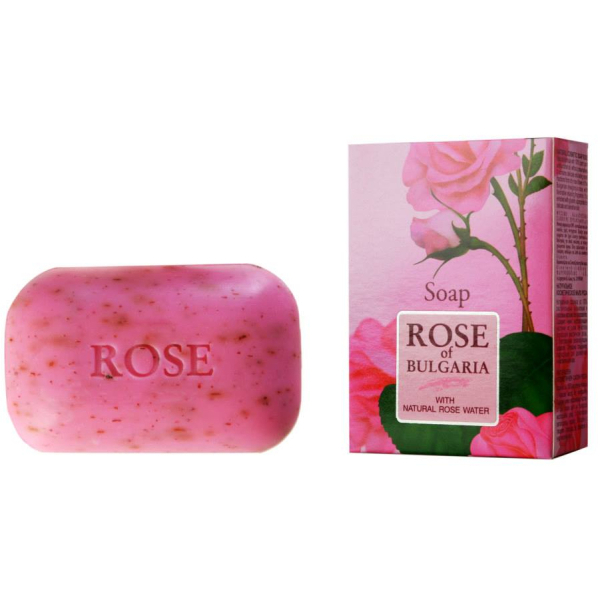 BioFresh přírodní růžové mýdlo s peelingovým efektem 100 g 