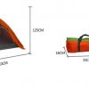 IF400 felfújható sátor 3-4 fő részére