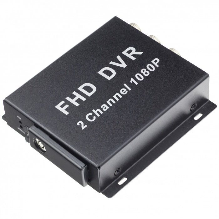 Mini AHD DVR - 2CH, 1080p, 128GB támogatással