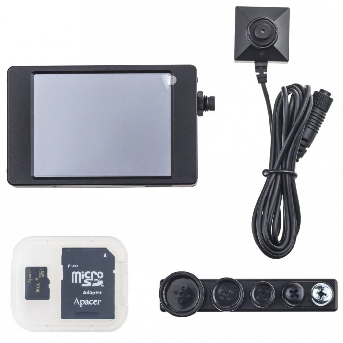 WiFi FULL HD DVR s dotykovým displejom a mini kamerou Lawmate PV-500Neo Pro Bundle
