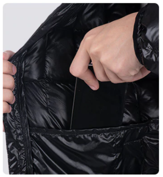 Najľahšia perová bunda - 70g peria / 180g - veľkosť XL