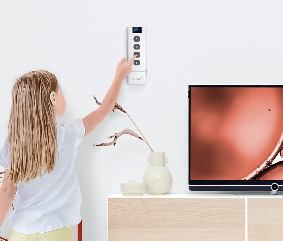 Steuern Sie Tuya ZigBee Smart IR Fernbedienung Universal Fernbedienung Für Smart Home Android4.0