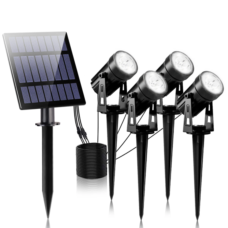 Solar-Gartenleuchten mit Solarpanel