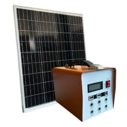 Přenosná solární stanice 150W s mono-70W solárním panelem