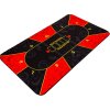 Poker podložka čierno-červená 200x90cm rolovacia v obale