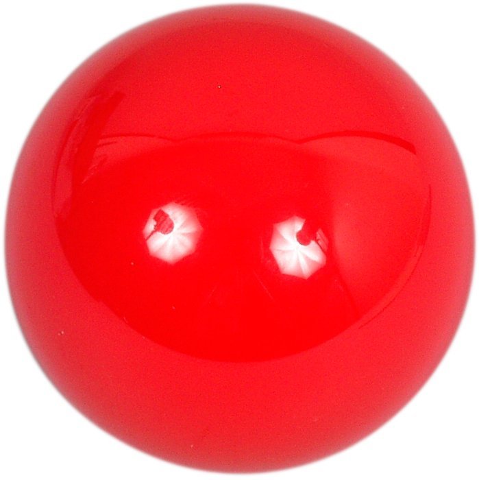 Samostatná guľa Aramith na snooker 52.4mm červená