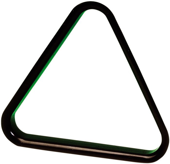 Plastový trojuholník na biliard a snooker čierny 52.4mm