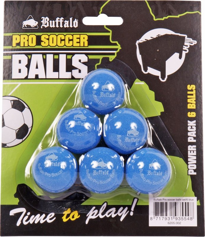 Lopty Buffalo Pro Soccer Modrá 6ks