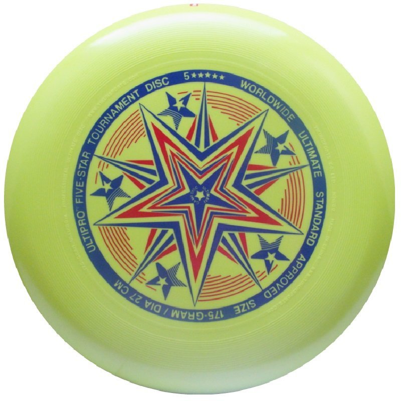 Frisbee UltiPro Five Star Žlto Zelená 175g