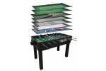 Multifunkčný stôl Sportino FUNGAME 15v1 čierny