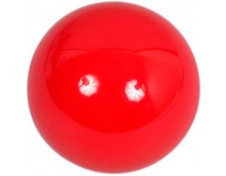 Samostatná guľa Aramith na snooker 52.4mm červená