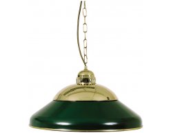 Biliardová lampa Solo Green Brass 45cm