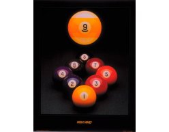 Plagát biliard - High Nine 61x76