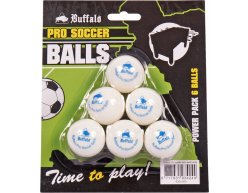 Loptičky Buffalo Pro Soccer Biela 6ks v balení