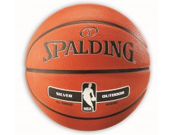 Basketbalová lopta Spalding NBA Outdoor Silver veľkosť 7