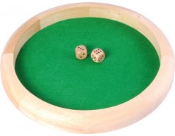 Podnos na kocky Dice Tray 29cm + 2 kocky