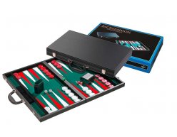 Hra Backgammon Philos green tournament 54x32cm