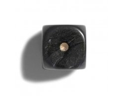 Philos perleťové hracie kocky 12mm čierna 36ks