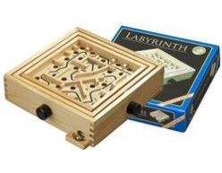 Philos drevená stolná hra Labyrint Mini 21x21 cm
