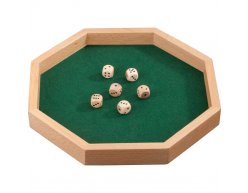 Philos Dice tray Octagon 28cm
